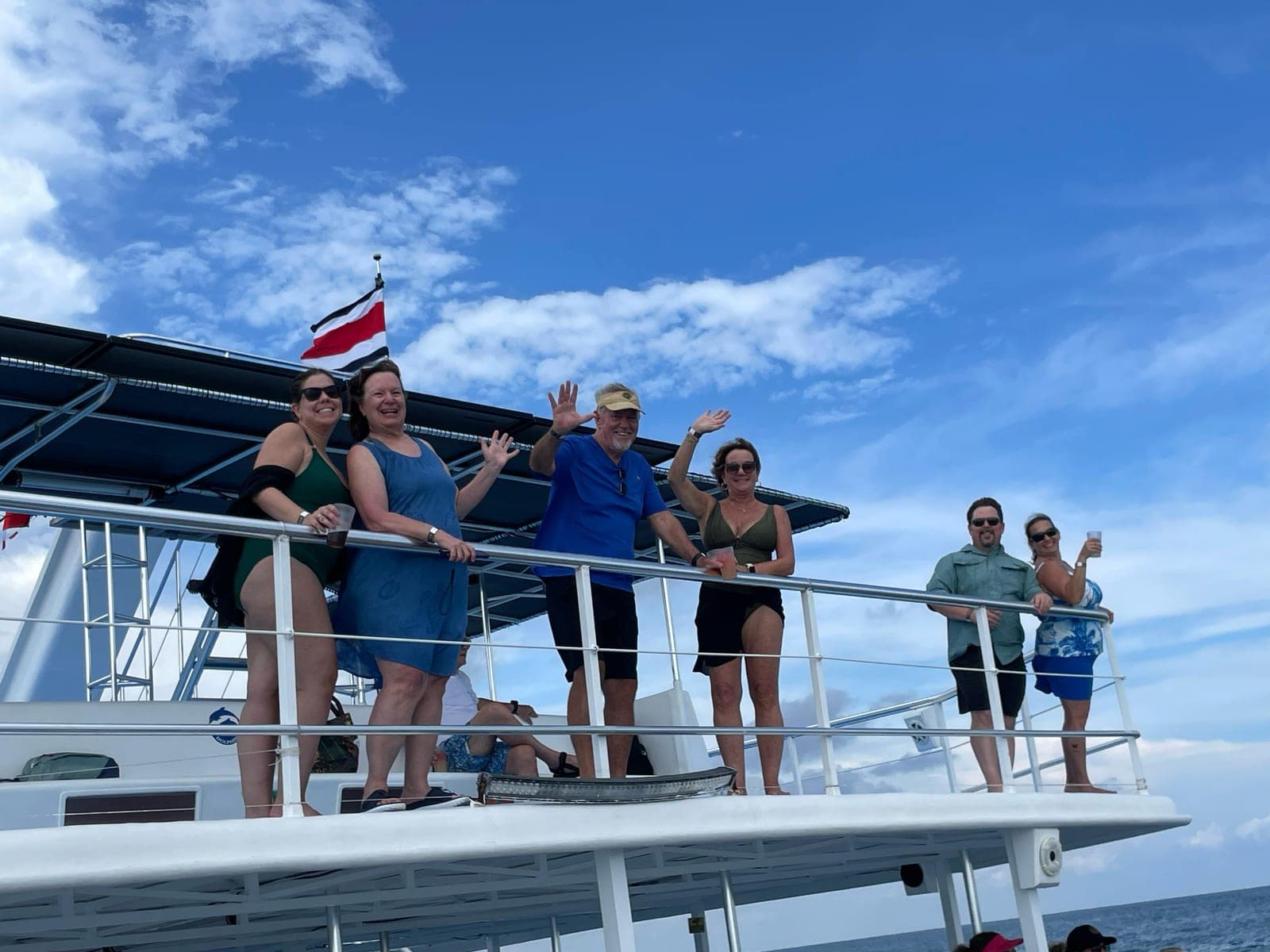 Grupo en catamarán