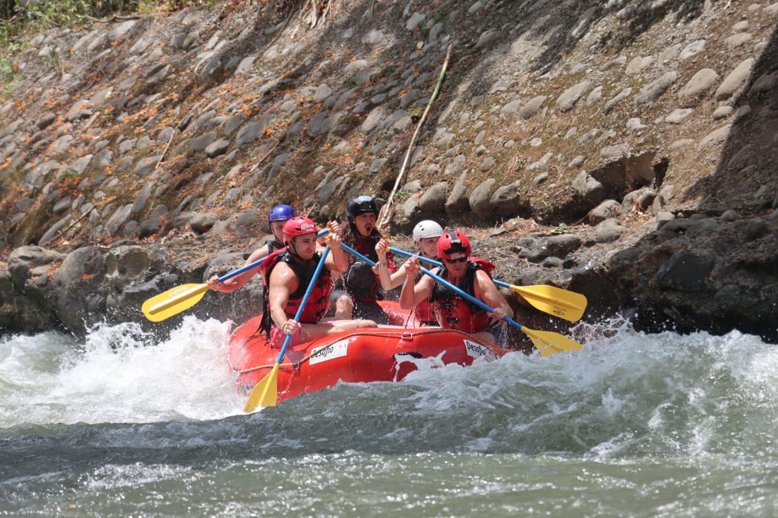 Rafting en grupo